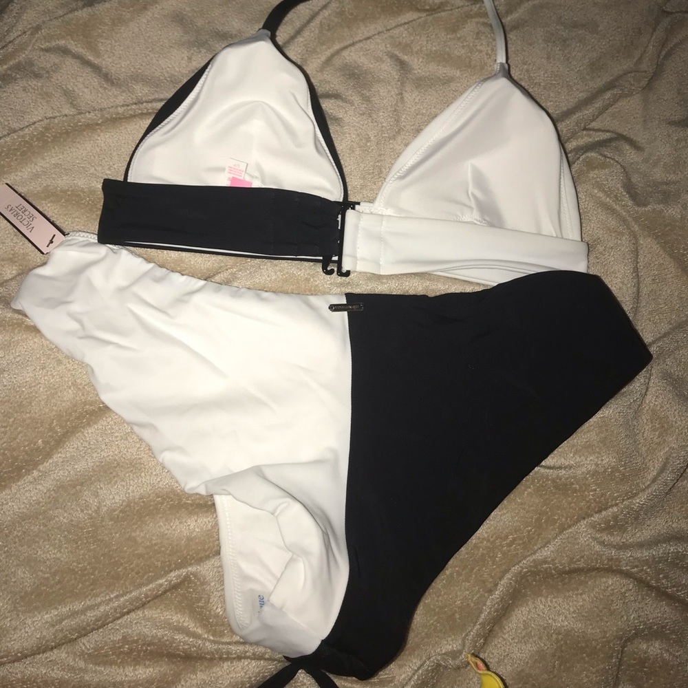 Vs Triangle Halter Bikini Cheeky hipster Bottoms - Picture 4 of 8